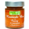 SAVOR & SENS Moutarde bio au curry et curcuma 130 g