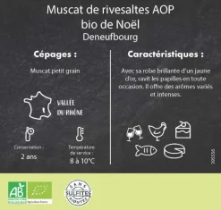 Discount DOMAINE DENEUFBOURG Muscat de Rivesaltes bio - 75 cl