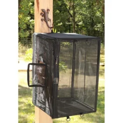 REPTILES PLANET Naturarium grillagé en nylon coloris noir Reptile Planet – Taille S