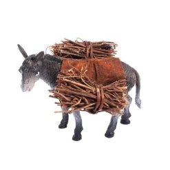 Hot BERTONI Âne avec fagots - 9 cm