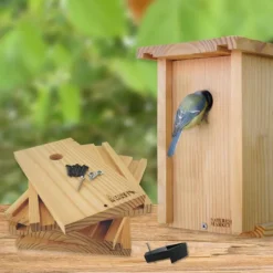 Discount NATURE'S MARKET Nichoir à monter en bois douglas Natures Market trou 28 mm - 17 x 21 x 22,5 cm