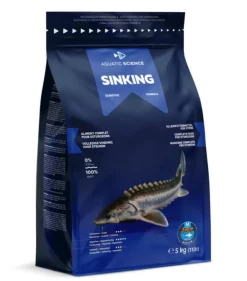 Discount AQUATIC-SCIENCE Nourriture complète pour esturgeons de minimum 15 cm de long Aquatic Science Sinking - Taille M sac de 5 kg