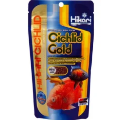 Discount BLUE CORAL Nourriture poissons aquarium spéciale cichlid, mini, HIKARI AQUARIUM - 342g