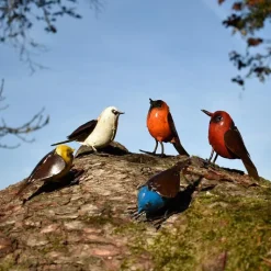 New CHOUETTE AND CO Oiseau métal peint main