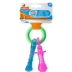 New NYLABONE Os à mâcher et tétine pour chiot saveur bacon taille XS