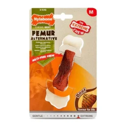 New NYLABONE Os à mâcher Fémur bœuf Extrem taille M
