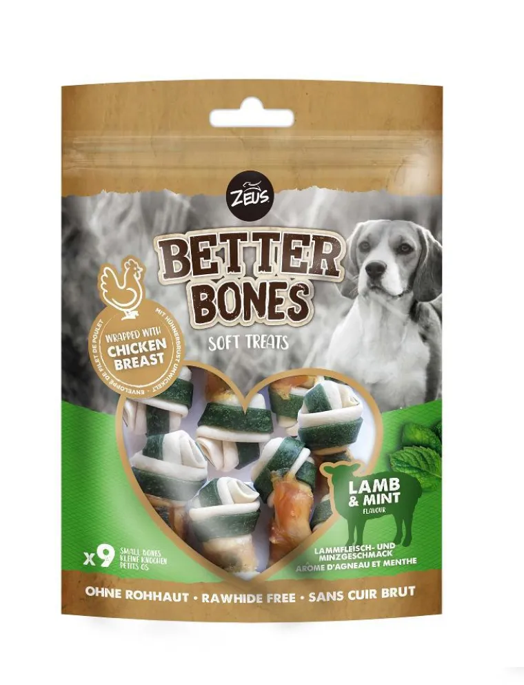 Discount ZEUS Os à mâcher pour chien agneau et menthe Better Bones WrapBones - x 9