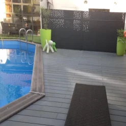 New GREEN OUTSIDE Pack complet terrasse composite anthracite 5 m2