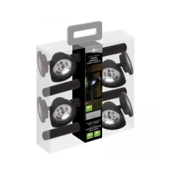 SMART GARDEN Pack de 4 spot Prima solaires LED