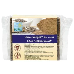 Online PURAL Pain complet aux graines de chia en sachet transparent de 375 g