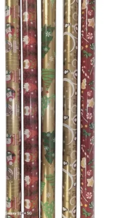 Hot Papier cadeau multicolore enfants en rouleau - 70 cm x 2 m