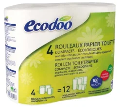 Outlet ECODOO Papier toilette 100% papier recyclé x 4 rouleaux