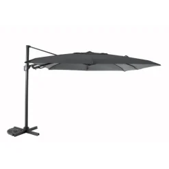 Discount ROYAL GARDEN Parasol déporté anthracide octogonal Royal Deluxe - 3 x 3 m