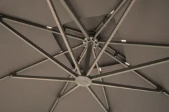 Discount Parasol déporté orientable et inclinable bleu PROLOISIRS NH bio - 3x3m