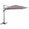 Outlet Parasol déporté, orientable, inclinable et rotatif en aluminium écru PROLOISIRS NH20 - 3x3m
