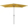 Discount PROLOISIRS Parasol droit en aluminium couleur curry Tilt - 3 x 2 m