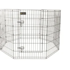 Hot Parc pour chien en métal noir - 91 cm