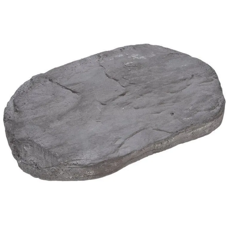 Sale HAIRIE GRANDON Pas japonais en béton coulé imitant l’ardoise multiformat - 36 x 25 x 3 cm