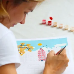 LA PETITE ÉPICERIE Peinture au numéro Amsterdam Petit Pinceau by - 25,5 x 3,5 x 33 cm