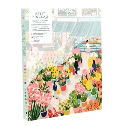 Clearance LA PETITE ÉPICERIE Peinture au numéro Marché aux fleurs Petit Pinceau by - 25,5 x 33 cm