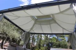 Hot COULEURS DU MONDE Pergola autoportante OPALE anthracite - 3x3.60m
