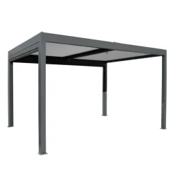 Best Pergola Bioclim Eris motorisée coloris noir - 3 x 4 m
