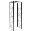 New LOUIS MOULIN Pergola Mandala tube Petit modèle Métal Gris 74x50x198 cm