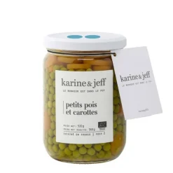 Clearance KARINE & JEFF Petits pois et carottes bio 520 g