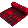 New WOUAPY Plaid de Noël pour chien et chat en polaire coloris rouge motifs à carreaux - 100 x 70 cm