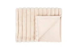 SCRUFFS Plaid pour chien et chat coloris crème Aspen - 110 x 75 cm