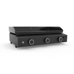 Discount FORGE ADOUR Plancha au gaz pour 10 à 15 personnes coloris noir en acier 7500 W Origin - 79,7 x 55,3 x 24,4 cm