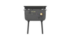 Hot FORGE ADOUR Plancha Nomad au gaz coloris noir en acier Nomad - 33,5 x 33,5 x 21,5 cm