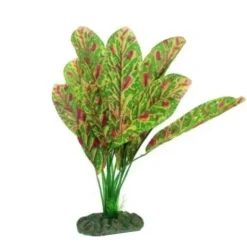 BLUE CORAL Plante artificielle bicolore pour aquarium AQUA NOVA - Hauteur 30cm