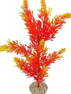 New LABEO Plante artificielle pour aquarium coloris jaune Élodée colorée