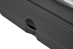 ELHO Plateau de culture en plastique recyclé coloris living noir avec couvercle serre Green Basics Allin1 taille M - 18 x 32 x 13,2 cm