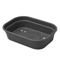 ELHO Plateau de culture noir taille S 19,2 x 23,9 cm