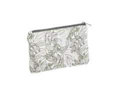 New SAFECO Pochette en tissu à motifs marron et gris Wanda - 20 x 12 cm