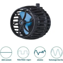 New BLUE CORAL Pompe à eau débit 16L/H avec contrôleur WIFI intégré - JEBAO-JECOD DW-16