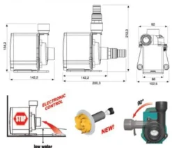 Discount BLUE CORAL Pompe de filtration d'eau NEWA NEW JET NJ6000 - débit 6000 L/H