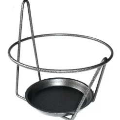 Clearance LOUIS MOULIN Porte pot mural soucoupe gris Ø 20/22 cm