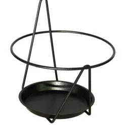 New LOUIS MOULIN Porte pot mural soucoupe gris Ø 16/18 cm