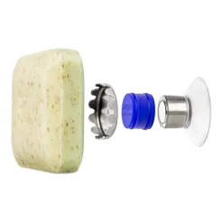 New SAVONT Porte-savon ventousé pour savon jusqu’à 150 g - 1 pièce