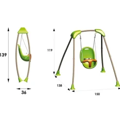 Hot ALÉO BY TRIGANO Portique pliable avec siège balançoire pour bébé