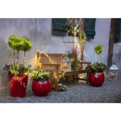 Sale LES POTERIES D'ALBI Pot Bahia coquelicot H 31 x Ø 25 cm