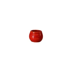 Hot LES POTERIES D'ALBI Pot Cancale soleil couchant en terre cuite émaillée H 17 x Ø 17 cm