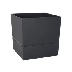 Sale EDA Pot carré Aquaduo gris anthracite 9 L