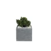 Sale MICA DÉCORATIONS Pot carré bas Stream S/4 anthracite H.31 cm
