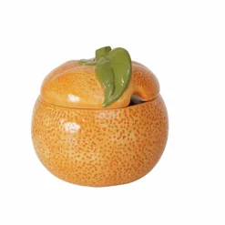 New BOLTZE Pot de confiture en forme d’orange - Ø 13 x H 12 cm