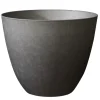 Outlet EDA Pot en matière recyclée coloris gris ardoise Poetic Elément conique 40 L - Ø 39,1 x H 32 cm