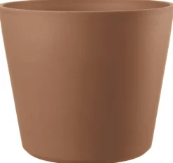 Best DEROMA Pot en plastique injecté coloris rouge Origin Vaso cotto à roulettes - Ø 78 x H 64 cm